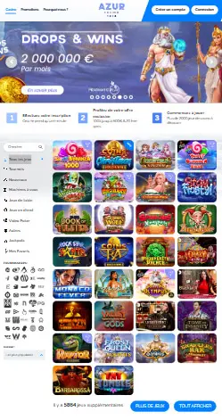 l'app e l'interfaccia SPINMILLION CASINO
