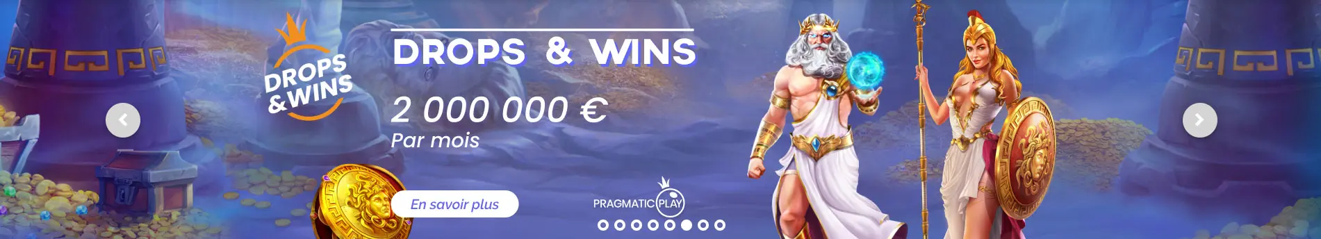 Drop and Wins SPINMILLION CASINO