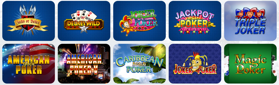 Video Poker SPINMILLION CASINO