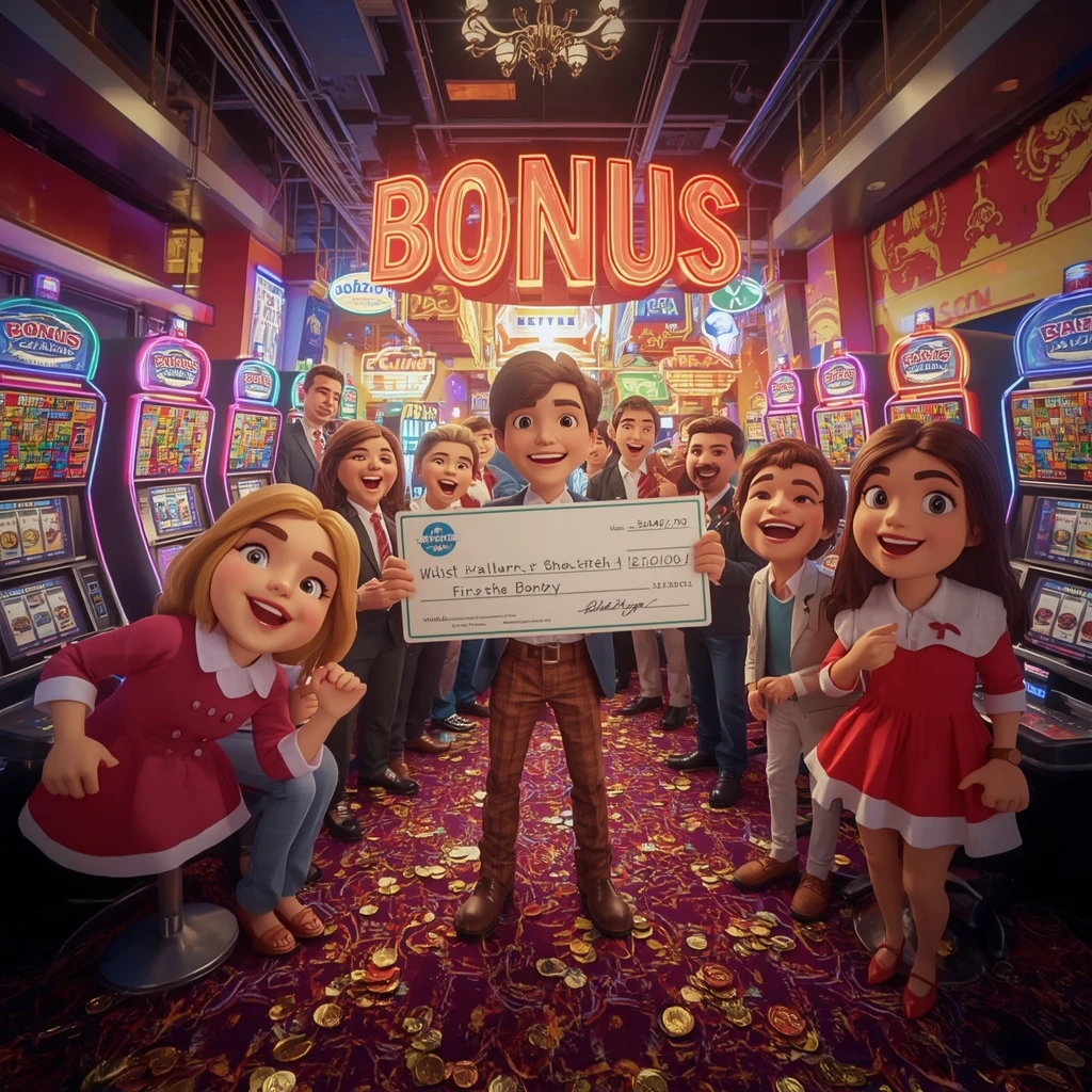 bonus nelle mani dell'uomo al casinò SPINMILLION CASINO