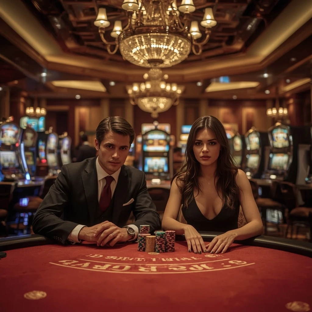 Due giocatori di poker allo SpinMillion Casino in Italia